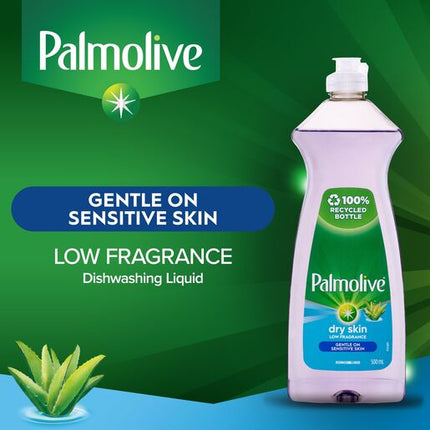 Palmolive Dishwashing Liquid With Aloe For Dry Skin 500ml