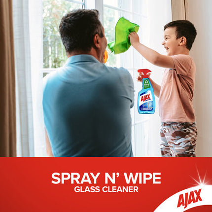 Ajax Spray n' Wipe Triple Action Glass Cleaner Trigger 500mL