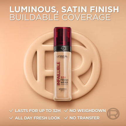 L'Oreal Infallible Liquid Foundation 130 True Beige