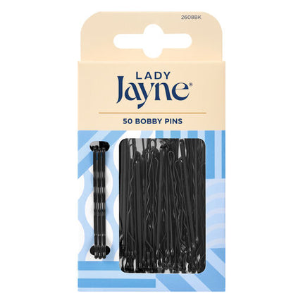 Lady Jayne Black Bobby Pins 50 Pack