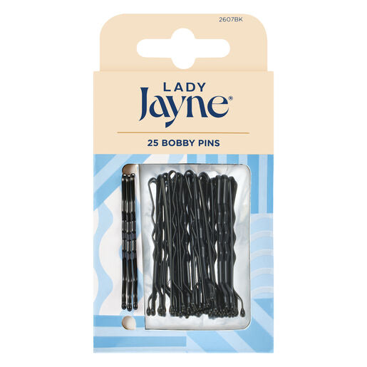 Lady Jayne Black Bobby Pins 25 Pack