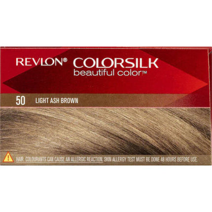 Revlon ColorSilk Permanent Haircolor 50 Light Ash Brown