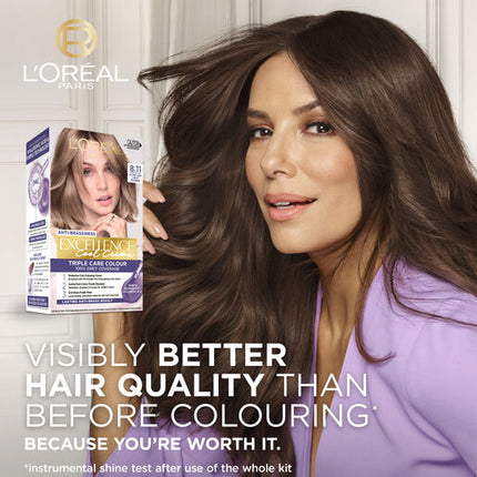 L'Oreal Excellence Cool Creme Permanent Hair Colour 8.11 Ultra Ash Light Blonde