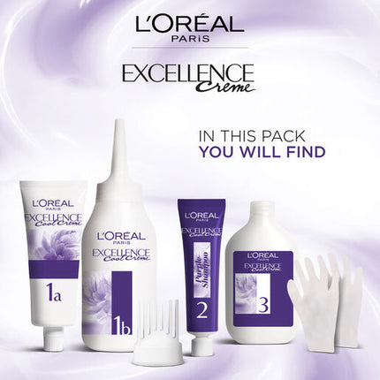 L'Oreal Excellence Cool Creme Permanent Hair Colour 6.11 Ultra Ash Dark Blonde