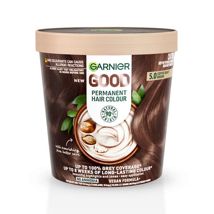 Garnier Good Permanent Hair Colour 5.0 Coffee Roast Brown