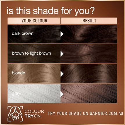 Garnier Good Permanent Hair Colour 5.0 Coffee Roast Brown