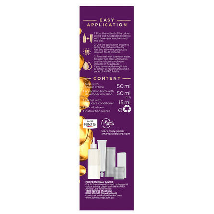 Napro Palette Permanent Hair Colour 5-13 Medium Ash Brown