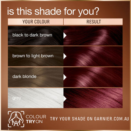 Garnier Good Permanent Hair Colour 6.6 Pomegranate Red