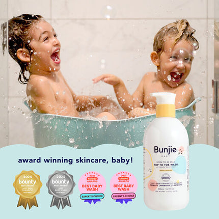 Bunjie Baby Top To Toe Hair & Body Wash 500ml