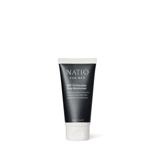 Natio for Men SPF 15 Everyday Face Moisturiser 50g