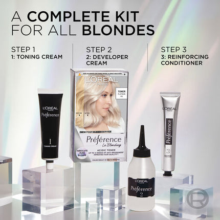 L'Oréal Paris Préférence Le Blonding Acidic Toner Platinum Ice