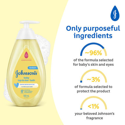 Johnson's Top-To-Toe Baby Bath 500ml