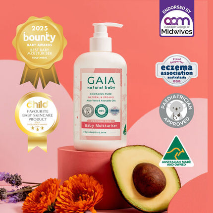 Gaia Natural Baby Moisturiser 500ml