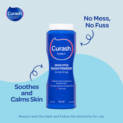 Curash Family Medicated Rash Powder 100g