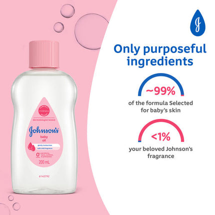 Johnson's Baby Oil 200mL