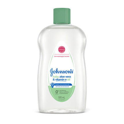 Johnson's Baby Oil Aloe Vera & Vitamin E 500mL
