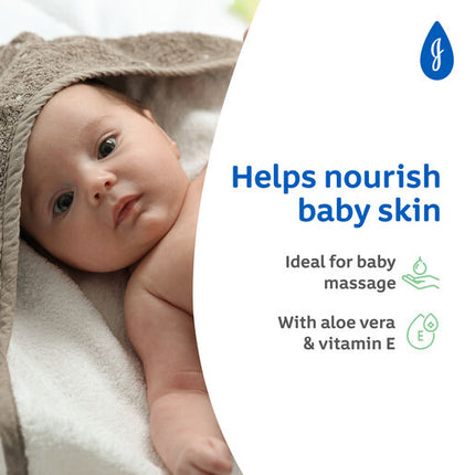 Johnson's Baby Oil Aloe Vera & Vitamin E 500mL