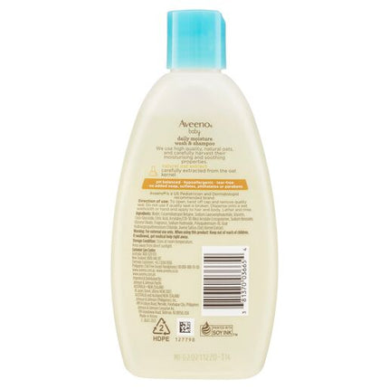 Aveeno Baby Wash & Shampoo Lightly Scented 236mL