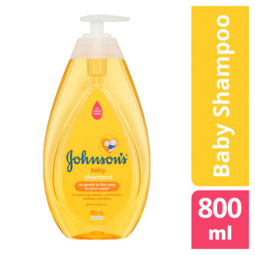 Johnson's Hypoallergenic Gentle Tear-Free Cleansing Baby Shampoo 800mL
