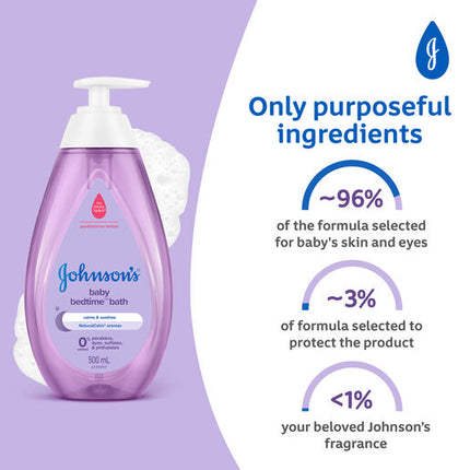 Johnson's Bedtime Jasmine & Lily Scented Baby Bath 500ml