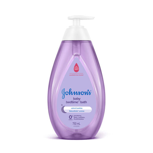 Johnson's Bedtime Gentle Calming Jasmine & Lily Scented Tear-Free Baby Bath 750mL