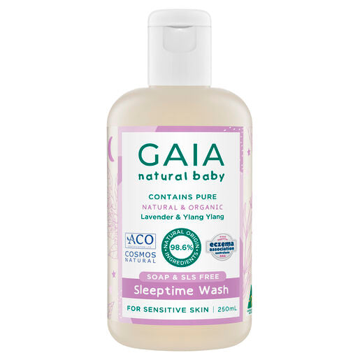 Gaia Natural Baby Sleeptime Bath Wash 250mL
