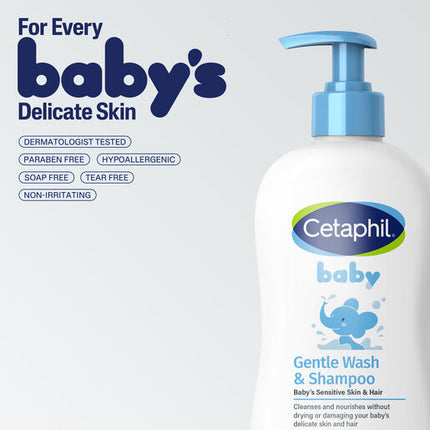 Cetaphil Baby Gentle Wash and Shampoo 400ml