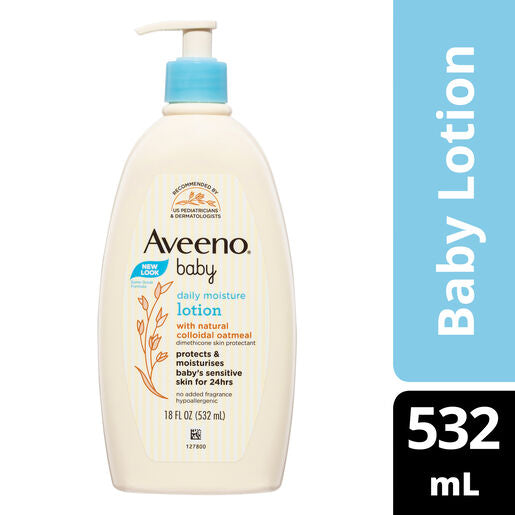 Aveeno Baby Fragrance Free Daily Lotion 532ml