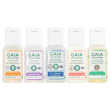 Gaia Natural Baby Starter Kit 5 x 50mL