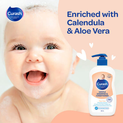 Curash Gentle Shampoo & Conditioner 400mL