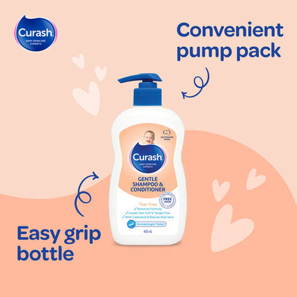 Curash Gentle Shampoo & Conditioner 400mL