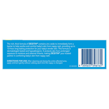 Desitin Rapid Protection Nappy Rash Barrier Ointment 100g