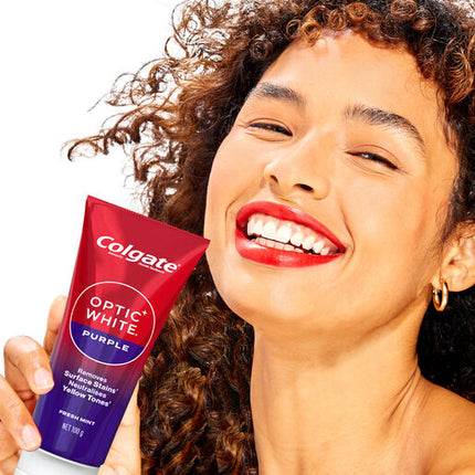 Colgate Optic White Purple Toothpaste 100g