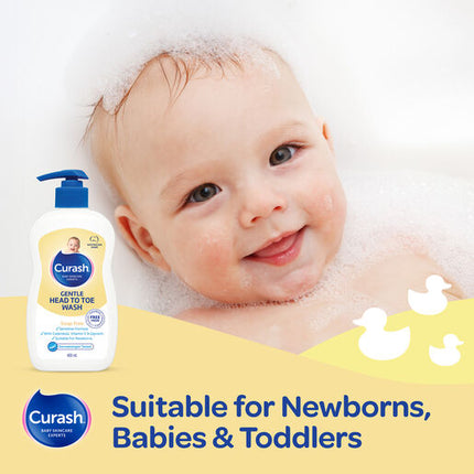 Curash Gentle Head To Toe Wash 400ml