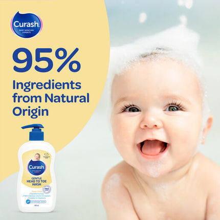 Curash Gentle Head To Toe Wash 400ml