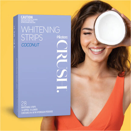 Piksters Crush Whitening Strips Coconut 28 Pack