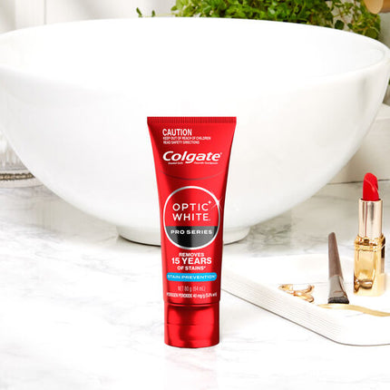 Colgate Optic White Pro Series 5% Hydrogen Peroxide Teeth Whitening Toothpaste 80g
