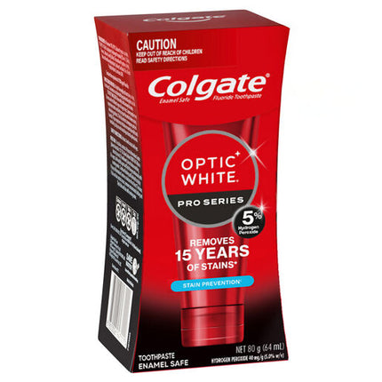 Colgate Optic White Pro Series 5% Hydrogen Peroxide Teeth Whitening Toothpaste 80g
