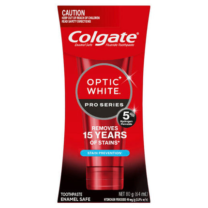 Colgate Optic White Pro Series 5% Hydrogen Peroxide Teeth Whitening Toothpaste 80g