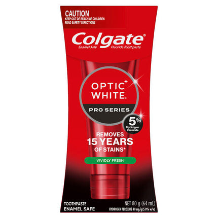 Colgate Toothpaste Optic White Pro Series Vividly Fresh 80g