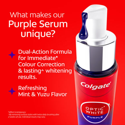 Colgate Optic White Purple Serum 40mL