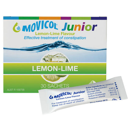 Movicol Junior Lemon-Lime Sachets 30