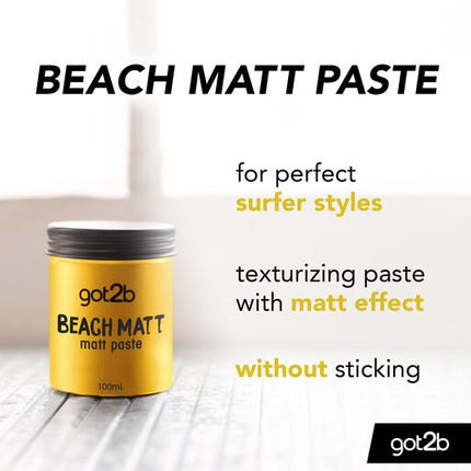 Schwarzkopf Got2b Beach Matt Paste 100ml