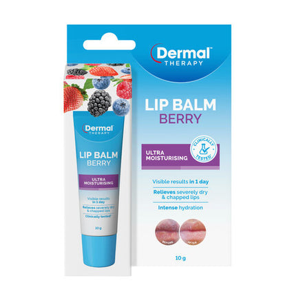 Dermal Therapy Lip Balm Berry 10G