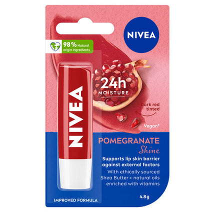 Nivea Lip Balm Pomegranate Shine 4.8g