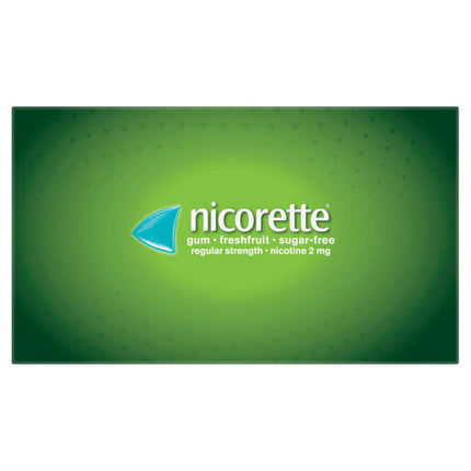 Nicorette Quit Smoking Regular Strength Nicotine Gum Freshfruit 150 Pack