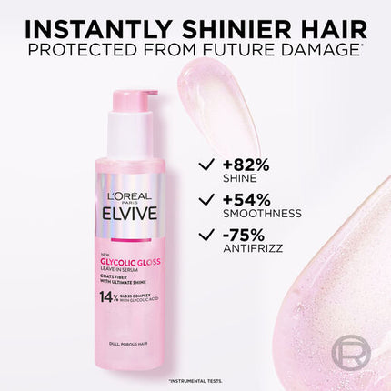 L'Oreal Elvive Glycolic Gloss Leave In Serum 150ml
