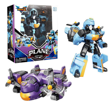 Deforamation Transforming Toy Plane 15X7X8Cm