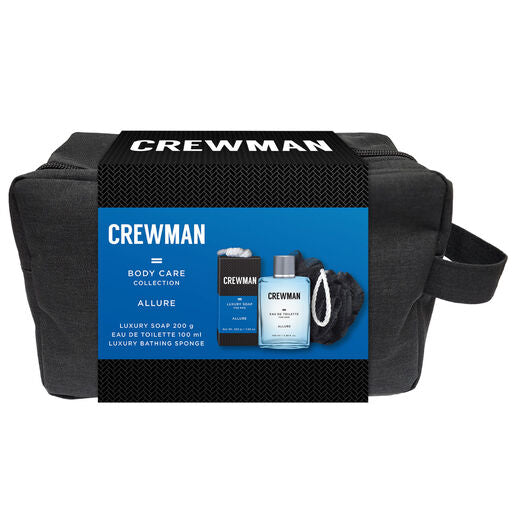 Crewman Allure Edt 100Ml Toiletry Bag 4Pc Gift Set