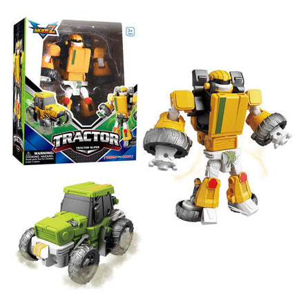 Deformation Transforming Toy Tractor